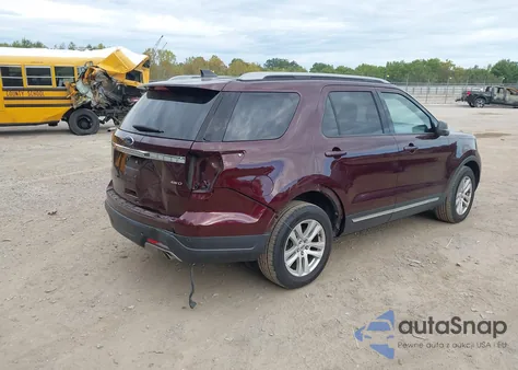2018 Ford Explorer Xlt из США, поврежденный, VIN 1FM5K8D89JGC53160